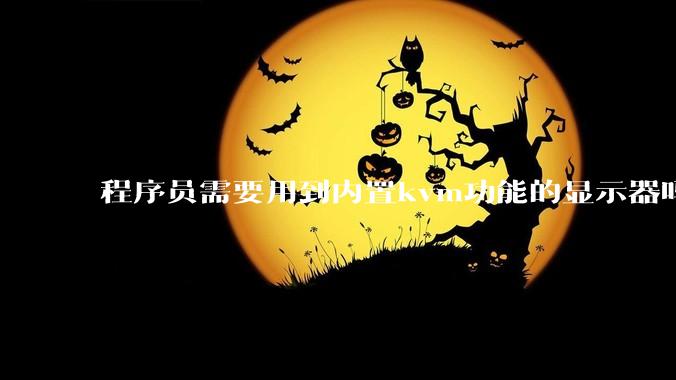程序员需要用到内置kvm功能的显示器吗？或者是外置的kvm切换器吗？