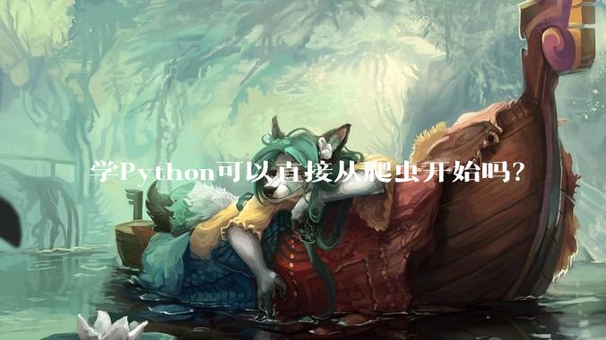 学Python可以直接从爬虫开始吗？