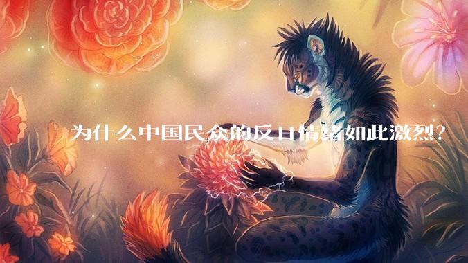 为什么中国民众的反日情绪如此激烈？